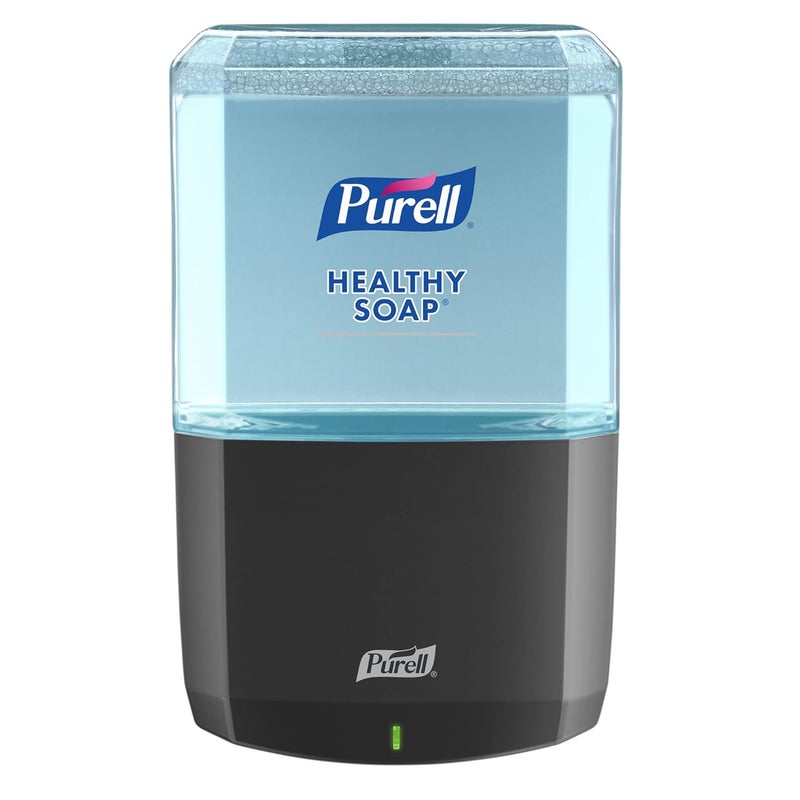 Purell موزع صابون يدوي تلقائي مثبت على الحائط ES6، رمادي، متوافق مع عبوات صابون HEALTHY بسعة 1200 مل (عبوة من 1) - 6434-01 - من تصنيع GOJO، Inc. - Image 1